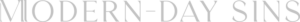 Modern Day Sins Logo